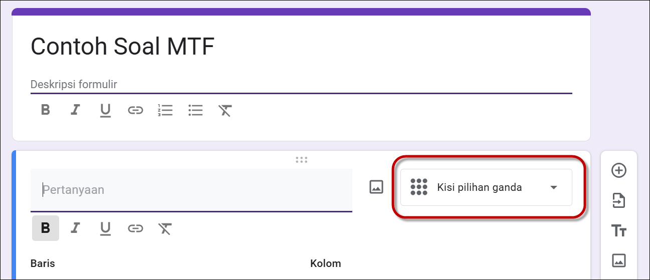 GAMBAR-2-1 Menyusun Soal MTF dengan Google Form